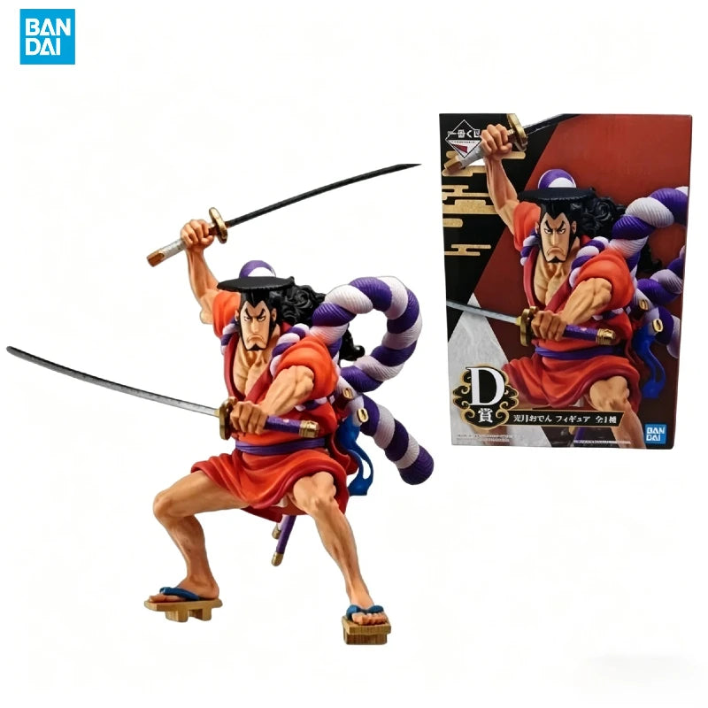 【IN STOCK】Original Bandai Ichiban Kuji One Piece Wano Country Kozuki Oden D Prize Masterlise Expiece 22cm Figure