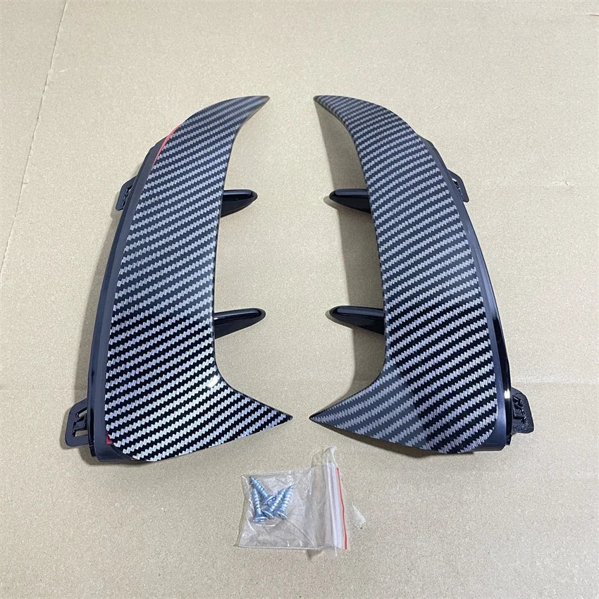 For Mercedes Benz W177 AMG Line Hatchback A180 A200 A220 A250 A35 2018-2023 Pair Rear Flicks Bumper Spoilder Canards Splitters