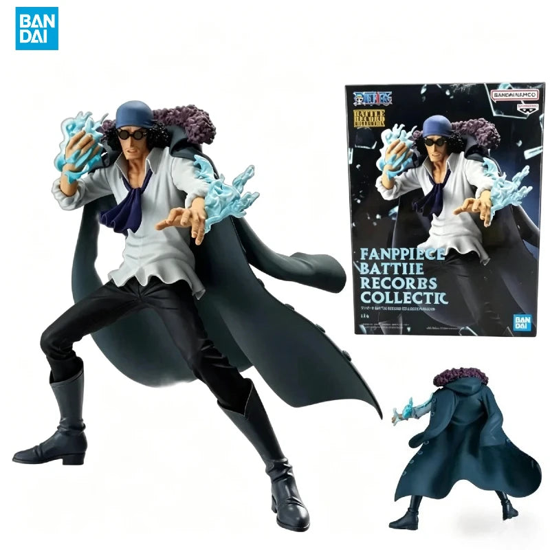 【IN STOCK】Original Banpresto Battle Record Collection One Piece Kuzan Aokiji 15cm  Figure PVC Collectible Model Toy Gift