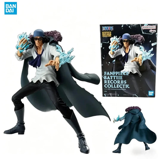 【IN STOCK】Original Banpresto Battle Record Collection One Piece Kuzan Aokiji 15cm  Figure PVC Collectible Model Toy Gift