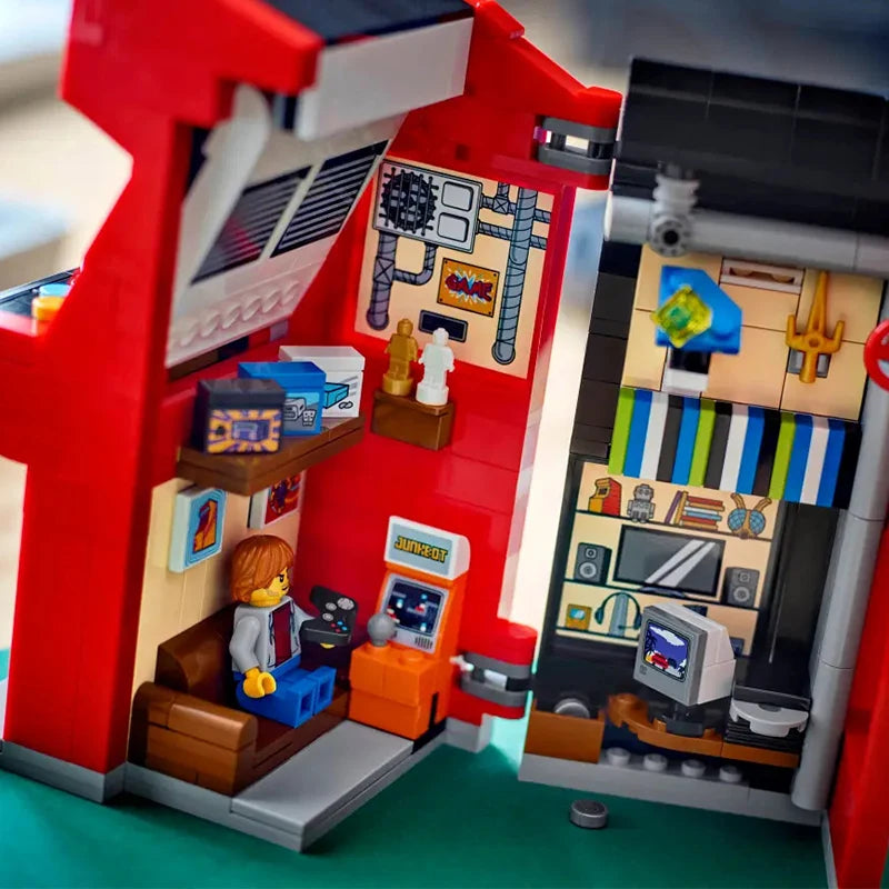 LEGO retro mini arcade game console toy building block model building block Gift