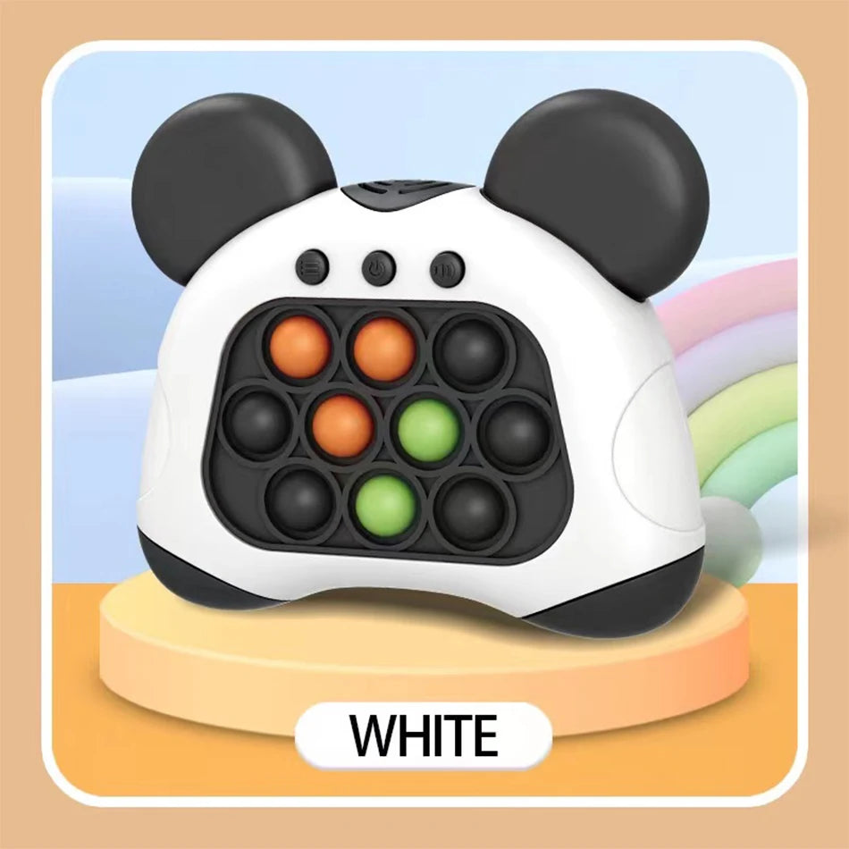 Pop Quick Push Bubbles Game Machine Kids Cartoon Fun Whac-A-Mole Squeezing Toys