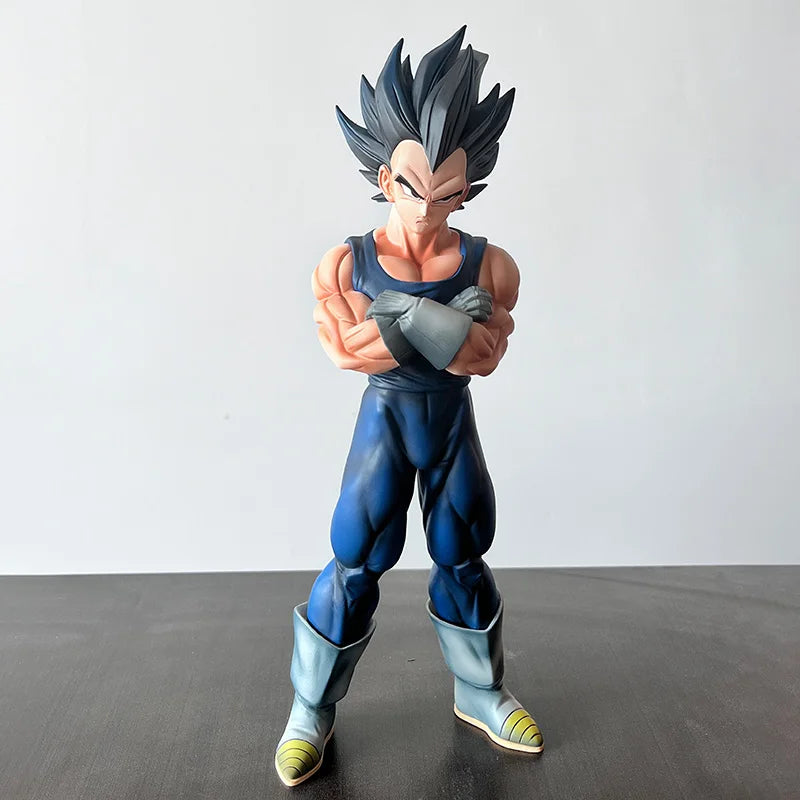 New Dragon Ball Z Majin Vegeta Figure Replace Head Vegeta Super Saiyan Action Figures 27cm/10.63inch Collection Model Toys Gifts