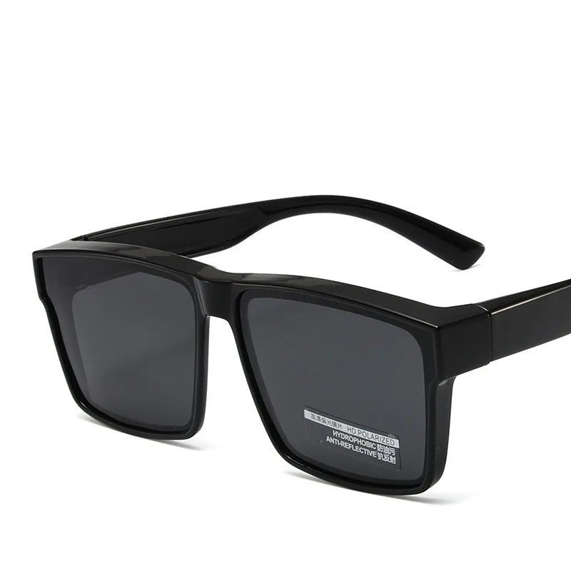 Driving Polarized Sunglasses Riding Square Shades Wrap Around Fit Over Glasses Polarized Sunglasses Goggles