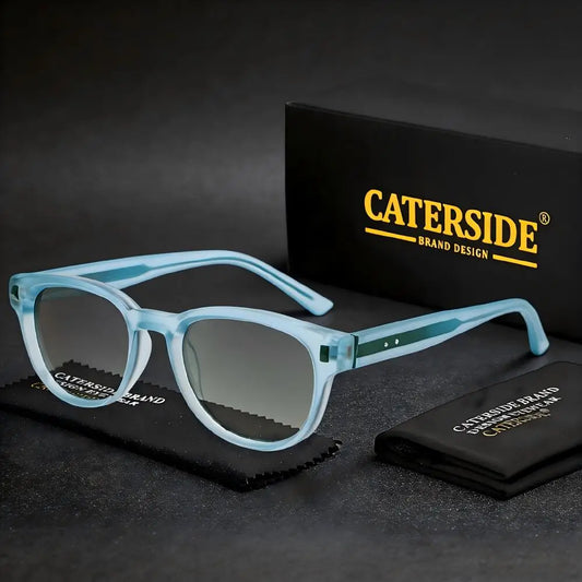 CATERSIDE New Fashion Men's and Women's Sunglasses Pc Square Frame Gradient Lenses Sun Glasses Outdoor Driving Glasses UV400