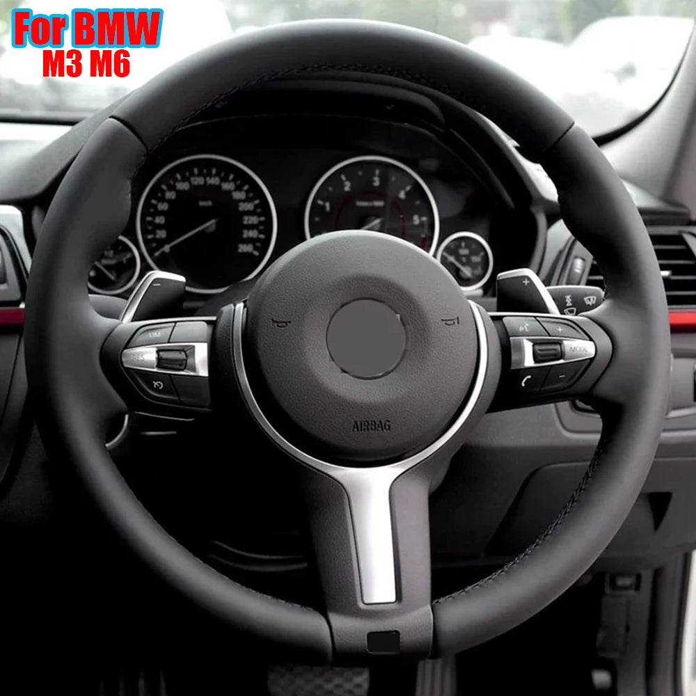 Steering Wheel For BMW Wide Paddle M Sport Volante Lekrad F10 F30 F20 F21 F22 F23 F31 F32 F33 F34 F36 F15 F16 F25 F26 F11 F06
