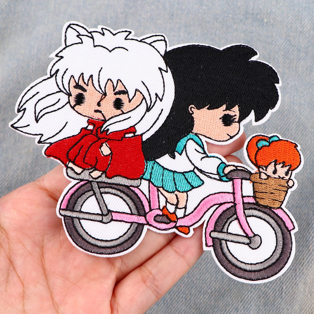 Japanese Anime Patches Iron On Patches For Clothing patches DIY Applique Embroidery Patch For Jacket Badge