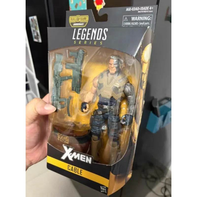 Original Hasbro Marvel Legends Series X-MEN CABLE Anime Figure Toy Collection Model