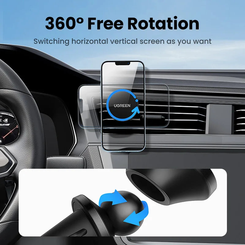 Magnetic Car Phone Holder Universal For iPhone 16 15 14 Pro Max Xiaomi Samsung