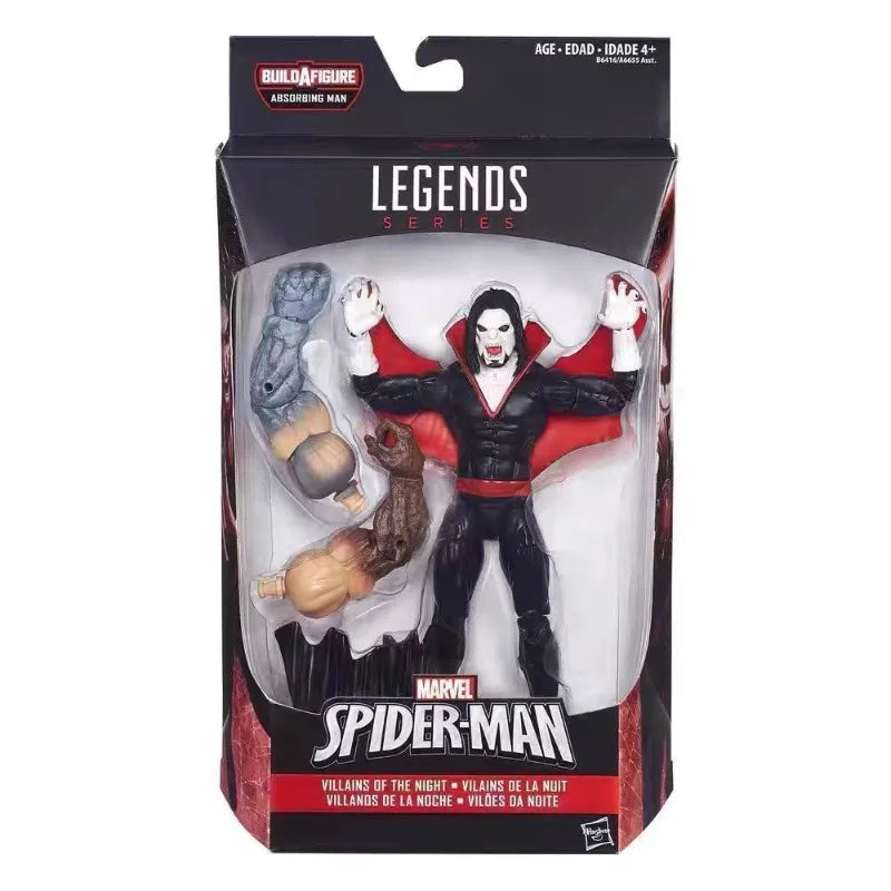 Original Hasbro Marvel Legends Series DEADPOOL/LADY DEADPOOL/SPIDER-MAN VILLAINS OF THE NIGHT Action Toy Figure