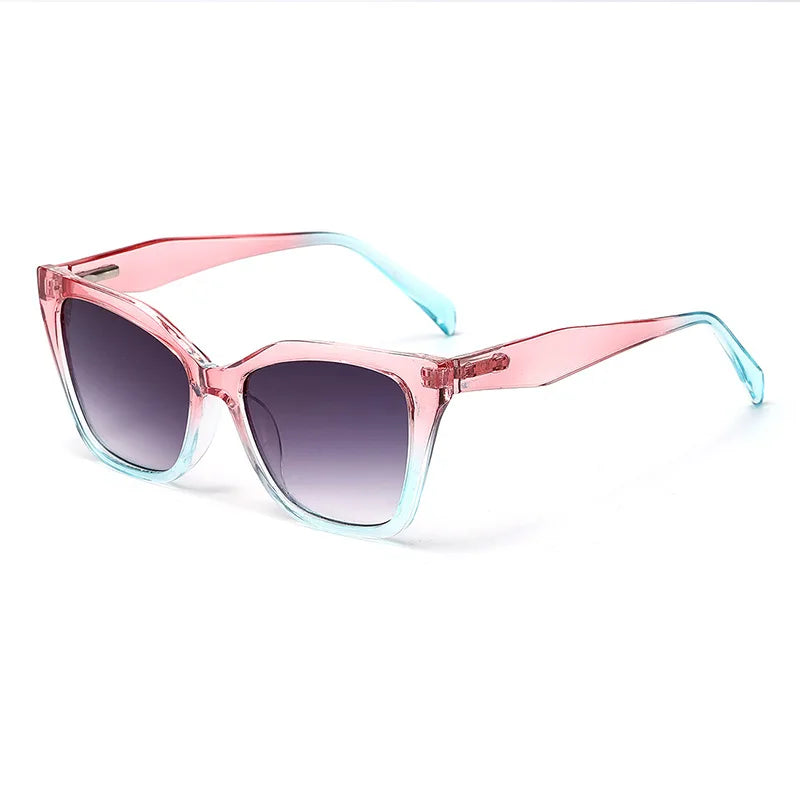 JNPCXI Fashion Cat Eye Sunglasses Women Vintage Square Punk Sun Glasses for Ladies Shades Retro Eyewear UV400