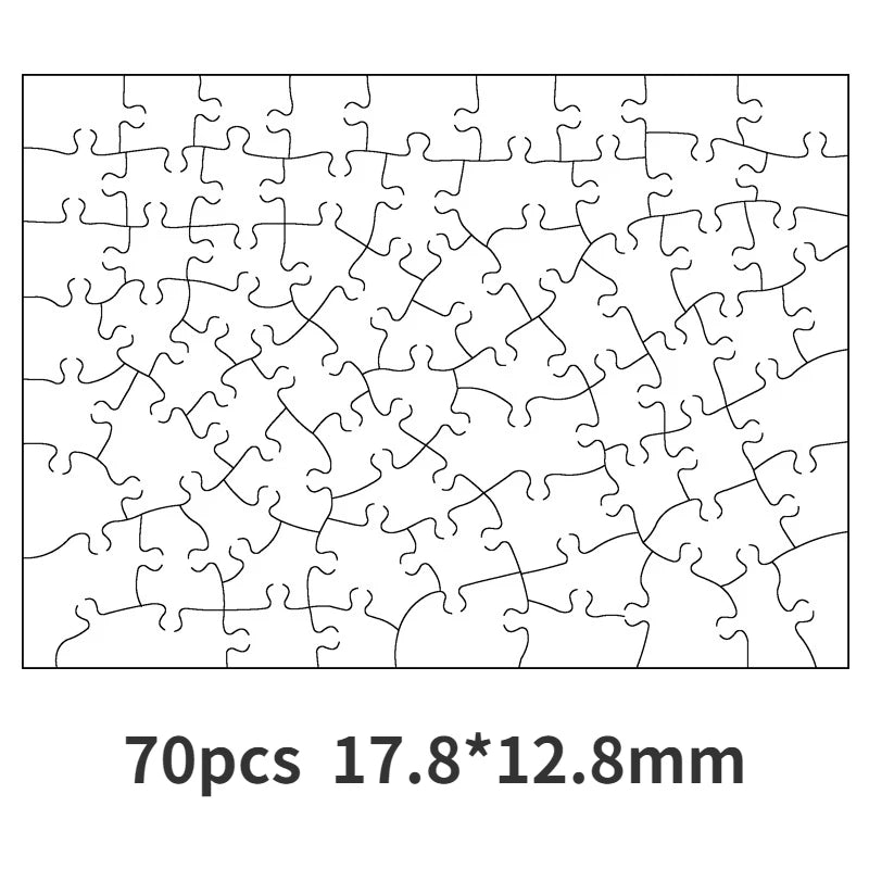 Wooden Jigsaw Puzzles for Adults Kids Toys Painting Drawing Blank Coloring Kidcraft Toy Special-shaped Rounded Rectangular