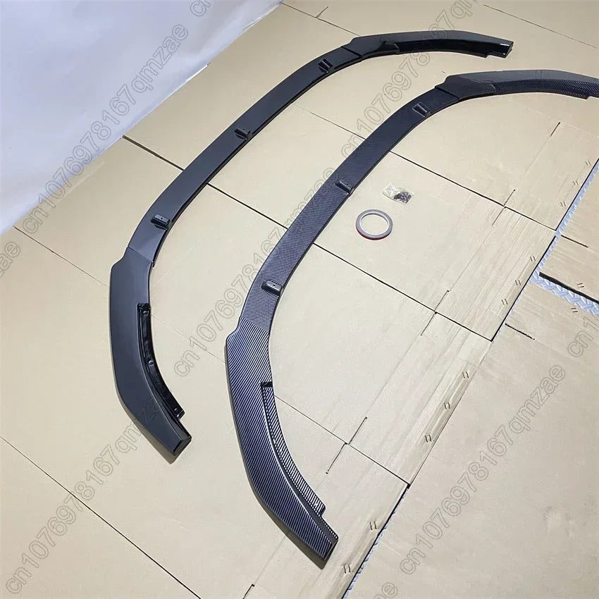 For Volkswagen VW Golf 6 MK6 GTI GTD 2009-2013 Car Front Bumper Spoiler Lip Diffuser Splitter Gloss Black Body Kits Tuning ABS