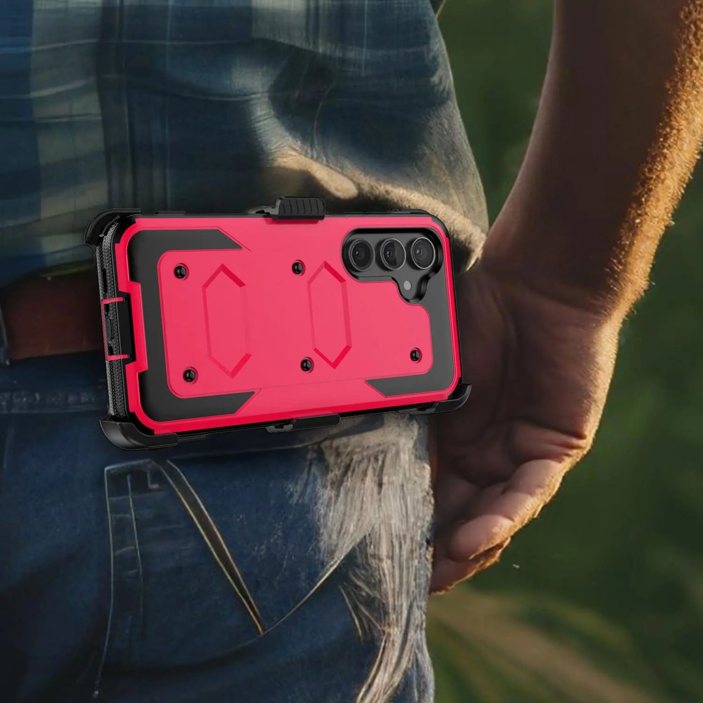 Samsung Galaxy S24/S24+/S24 Ultra/S24 FE Rugged Shockproof Heavy Duty Phone Case