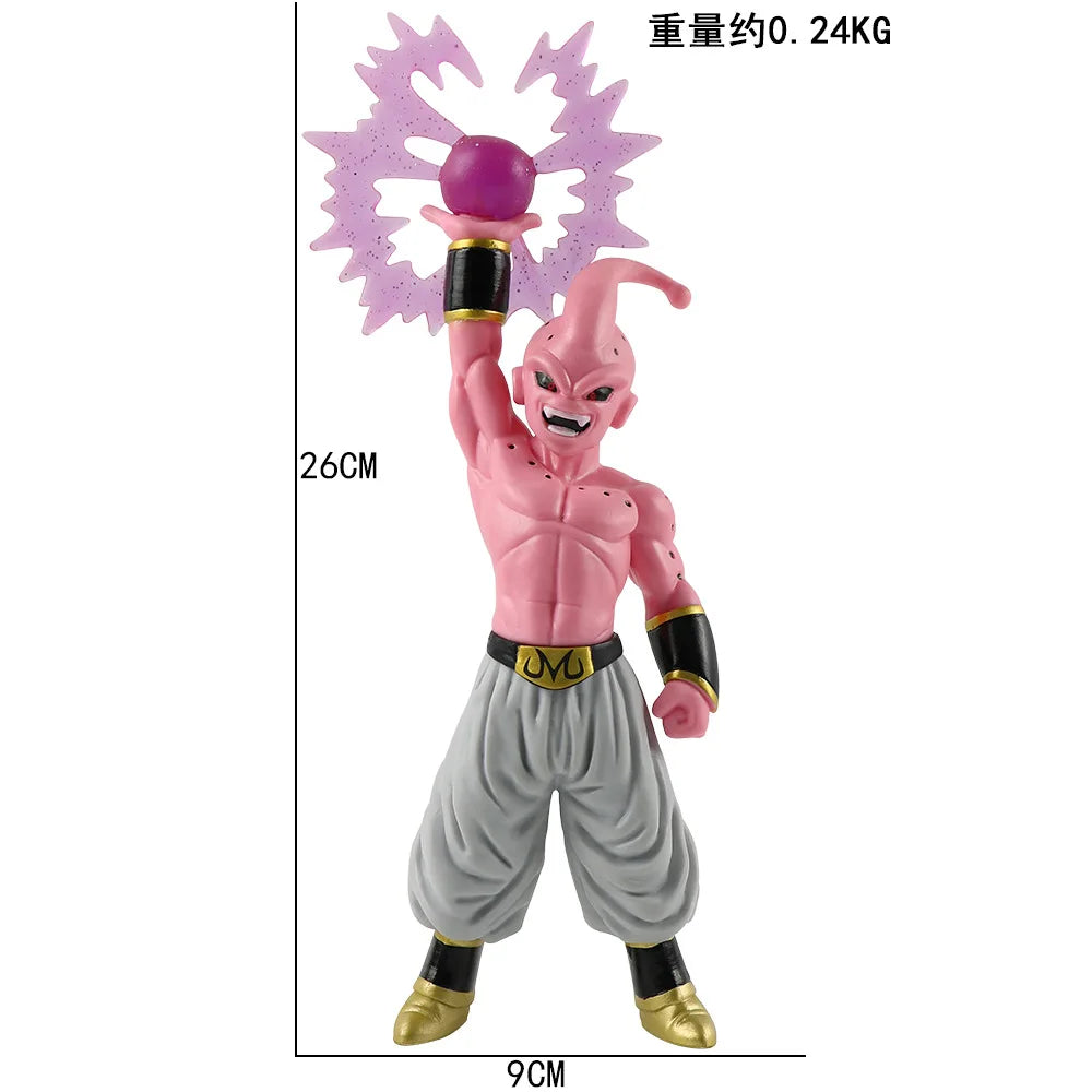 26cm Dragon Ball Majin Buu Anime Figure Super Buu Figurine PVC Action Figures GK Statue Collection Model Toys for Children Gifts