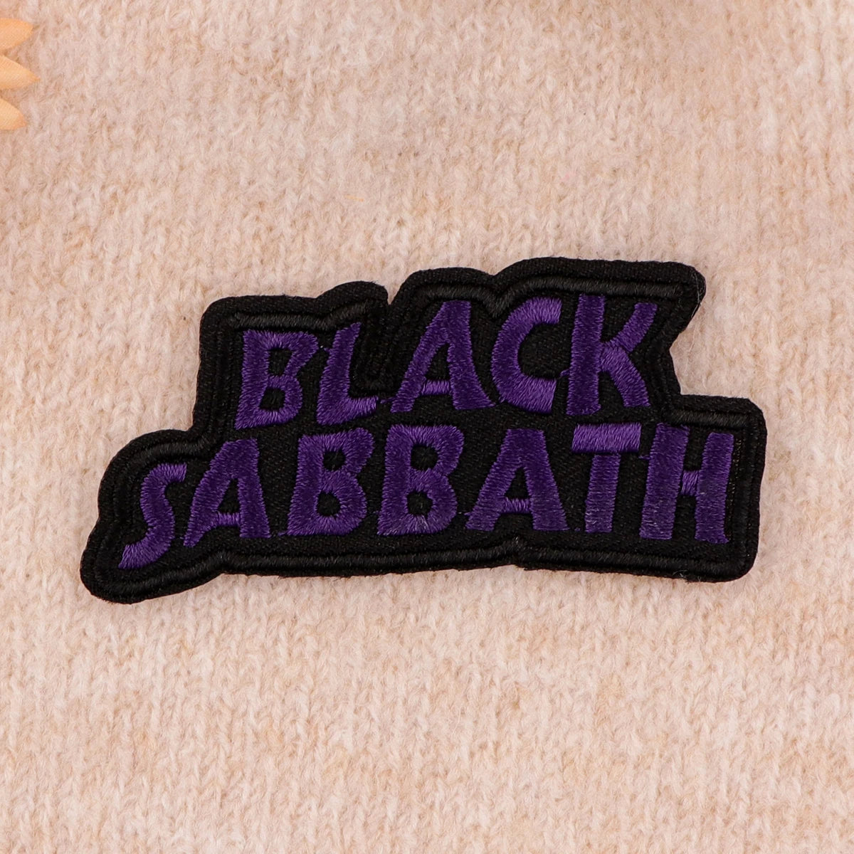 Black Embroidered Patches For Clothing Thermoadhesive DIY Jackets Iron on Patches For Clothes Halloween Sew Stickers