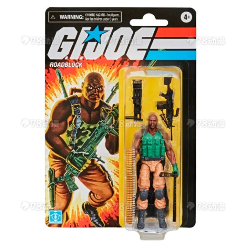 Original Hasbro G.I. Joe Classified Series ROADBLOCK S Action Toy Figure Models Collection