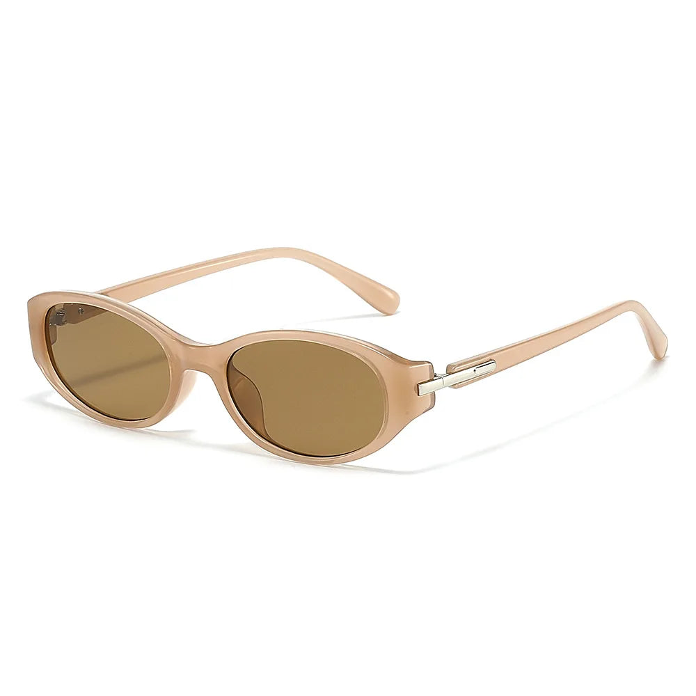 JNPCXI New Vintage Small Cat Eye Sunglasses for Women Trendy Sun Glasses UV400 Fashion Shades Eyewear Summer Sunglasses