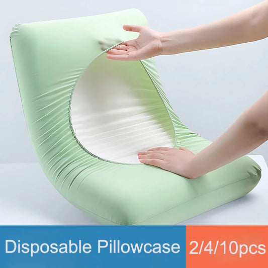Disposable Pillowcase Set, Dirt-Proof & Breathable, Universal Fit for Hotel, Beauty Salon, Travel - No Pillow Core Included