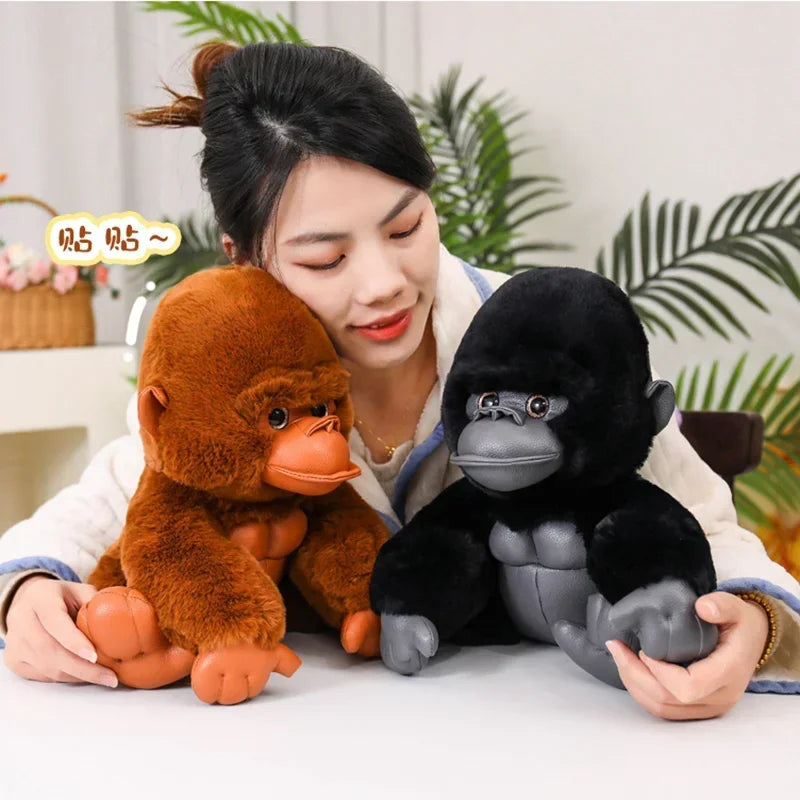 20/30CM Cute Small Gorilla Doll Soft Stuffed Toys Lovely Sitting Monkey Toys Funny Home Decoration Ornament