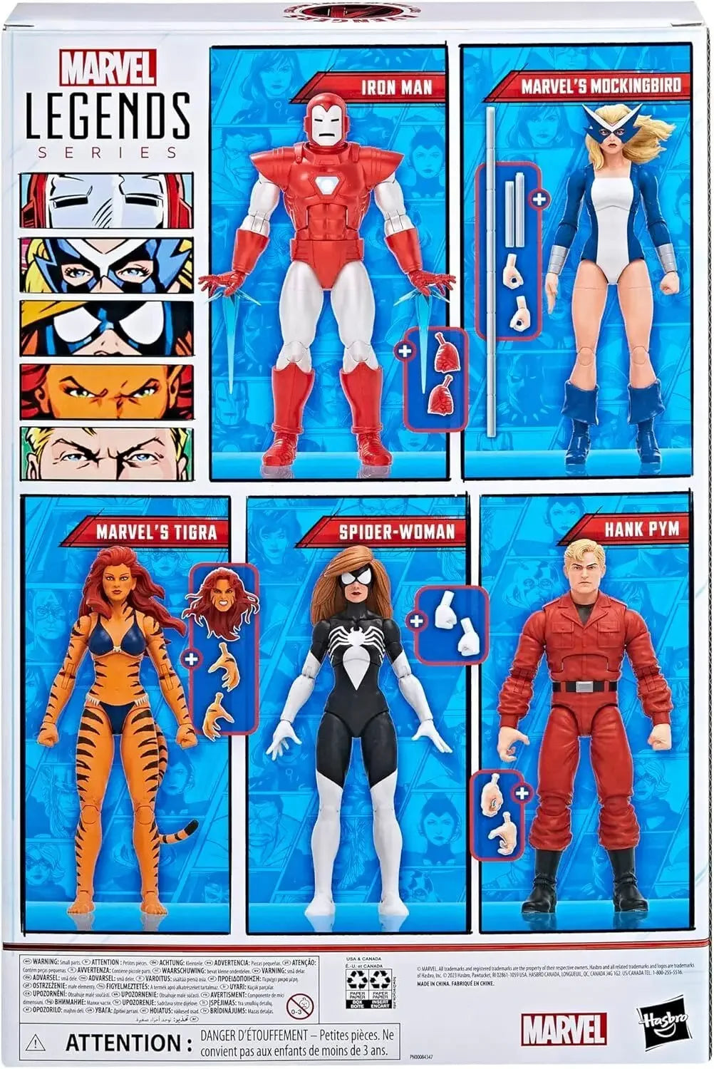 In Stock Marvel Legends The West Coast Avengers Collection 5 Pack Action Figure Model Toy Hobby Gift