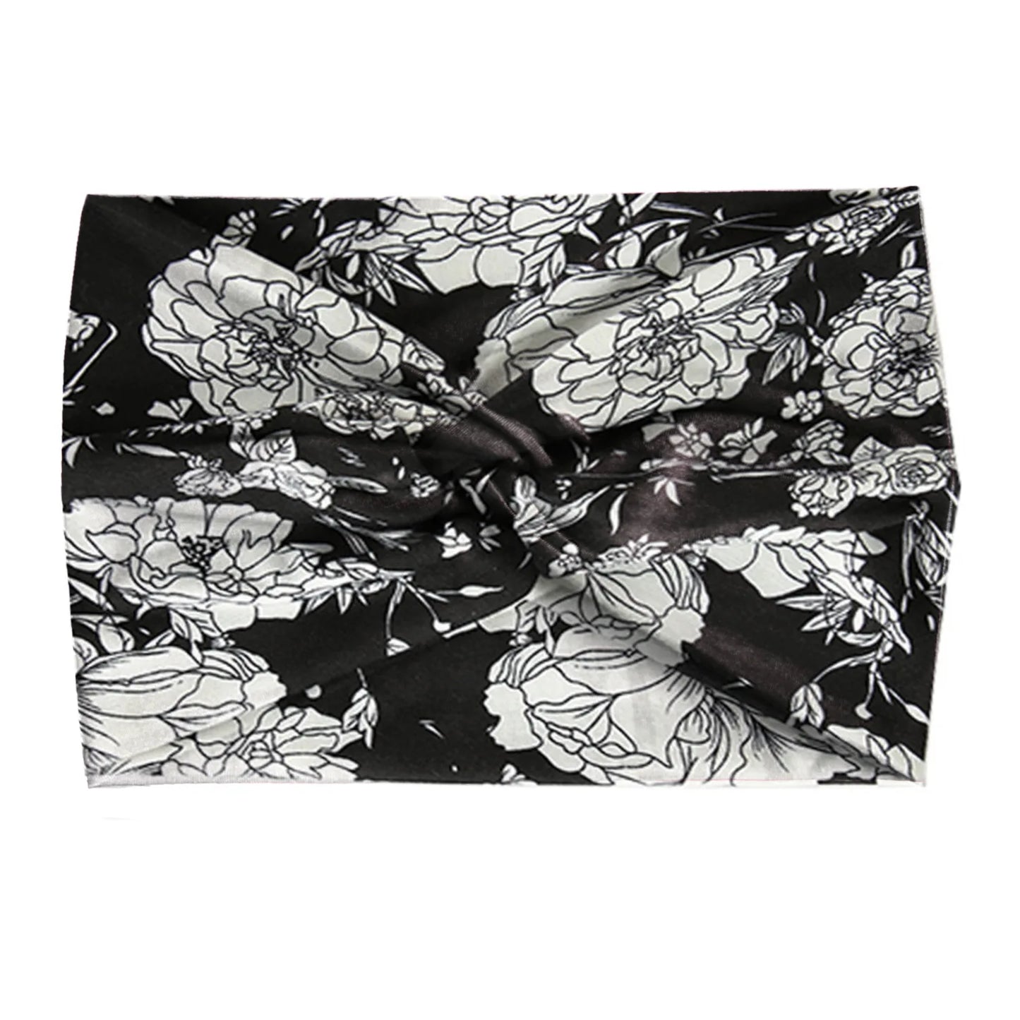 A Widening 18CM stretch printed sports sweatband headband headscarf hairband hair tie hair accessories