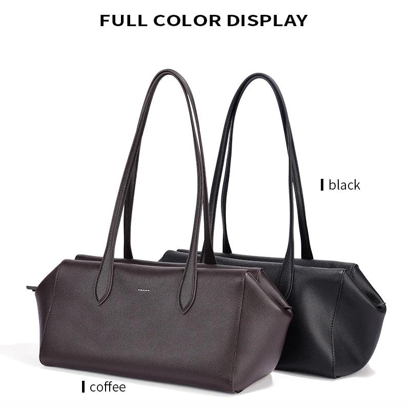 Women's Soft Cow Genuine Leather Underarm Bags Female Fashion Top-grain leather Shoulder Bag Ladies Luxury Designer Handbags