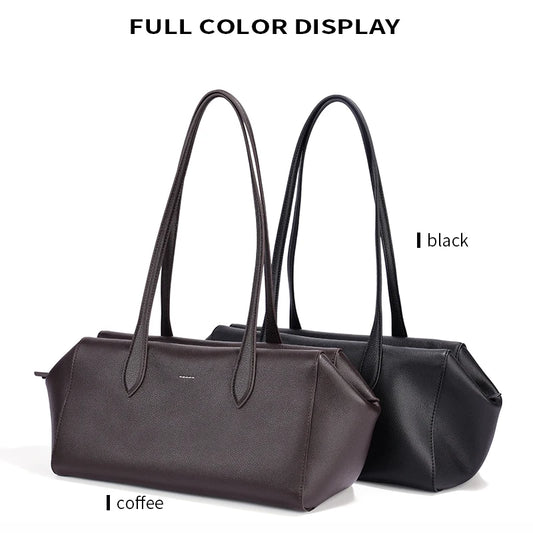 Women's Soft Cow Genuine Leather Underarm Bags Female Fashion Top-grain leather Shoulder Bag Ladies Luxury Designer Handbags