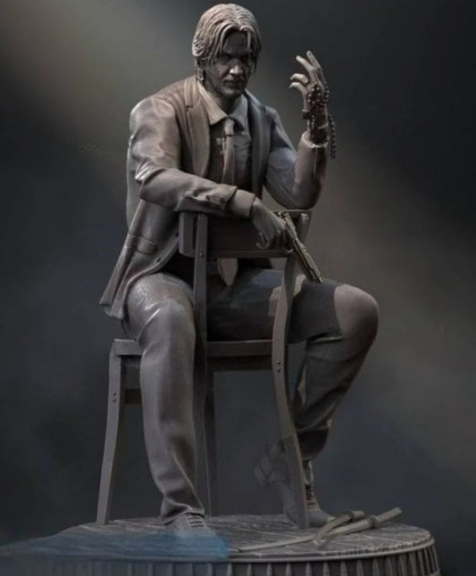 1/16 Scale Die-cast Resin Figure Kit Hitman John Wick Unassembled & Unpainted