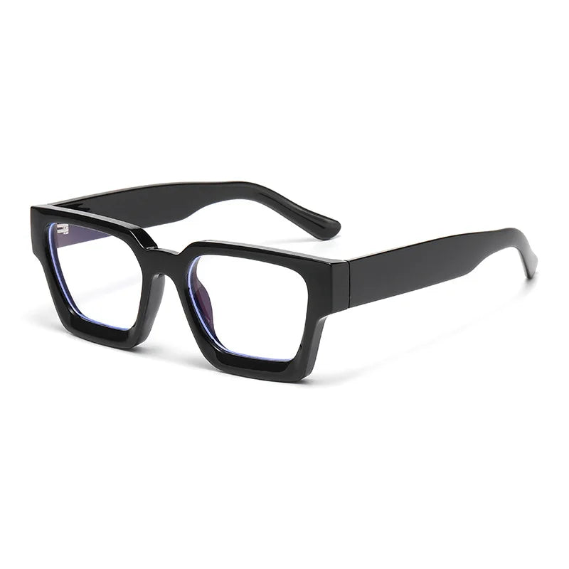 JNPCXI New Color Ins Popular Women Square Sunglasses Retro Men Tinted Leg Shades UV400
