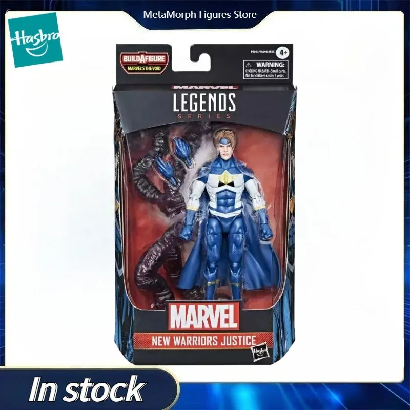 Original Hasbro Marvel Legends Series NEW WARRIORS JUSTICE THE VOID Anime Figure Toy Model Collection