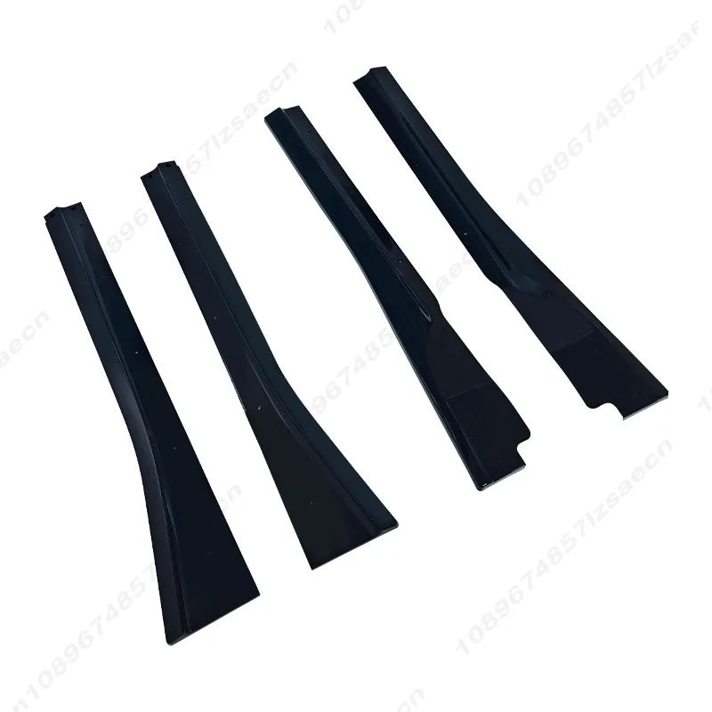 For BMW i3 i01 Range Extender 2014-2022 MP Car Bumper Lip side Spoiler Splitter Diffuser Car Side Skirt  Body Kit Gloss Black