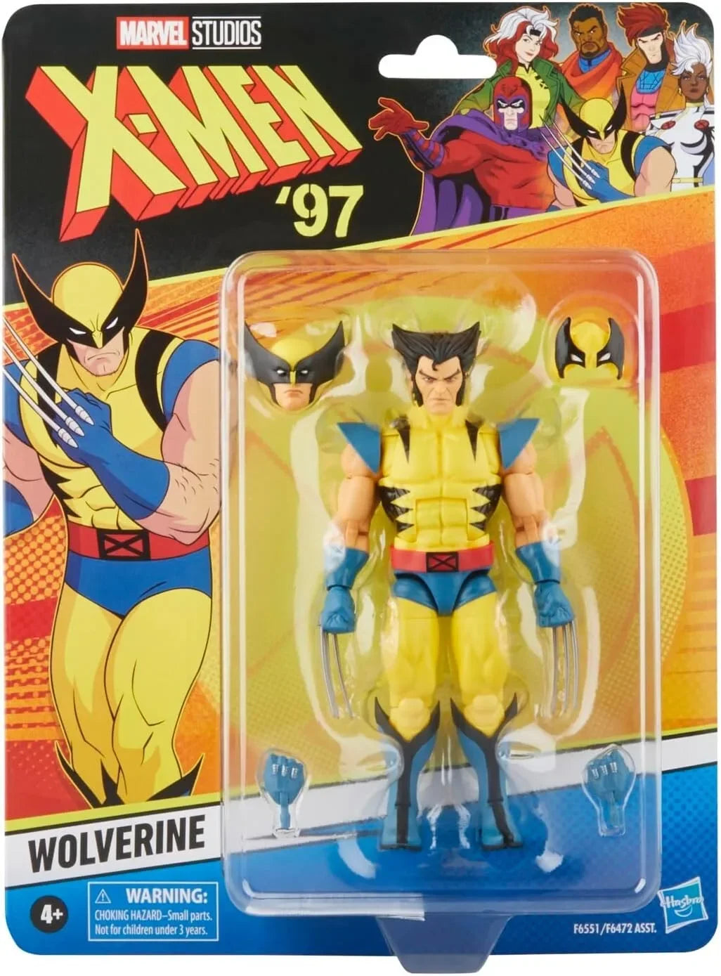 Marvel Legends Retro Cardback X-Men '97 Wolverine Magneto Action Figure Model
