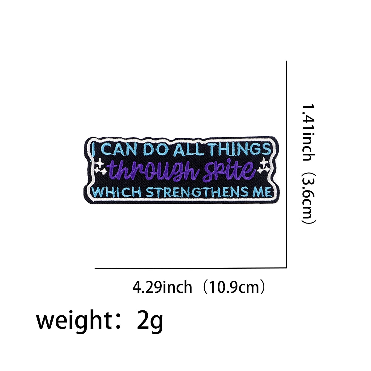 Letters Embroidery Patch Funny Quotes Iron On Patches For Clothing Thermoadhesive Patches On Clothes DIY Sew Badges
