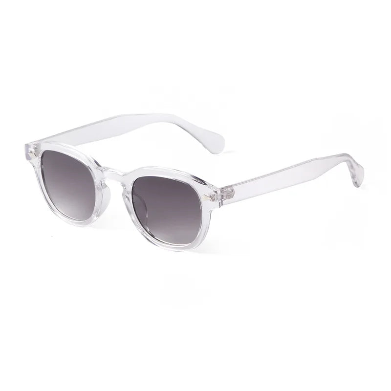 JNPCXI Fashion Gradient Blue Round Sunglasses for Women Men Vintage Tortoise Square Sun Glasses Lunettes De Soleil