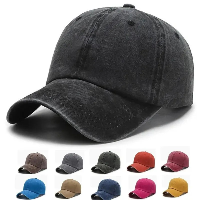 Fashion Solid Baseball Men's Caps, Streetwear Style Women Hat Snapback Casquette