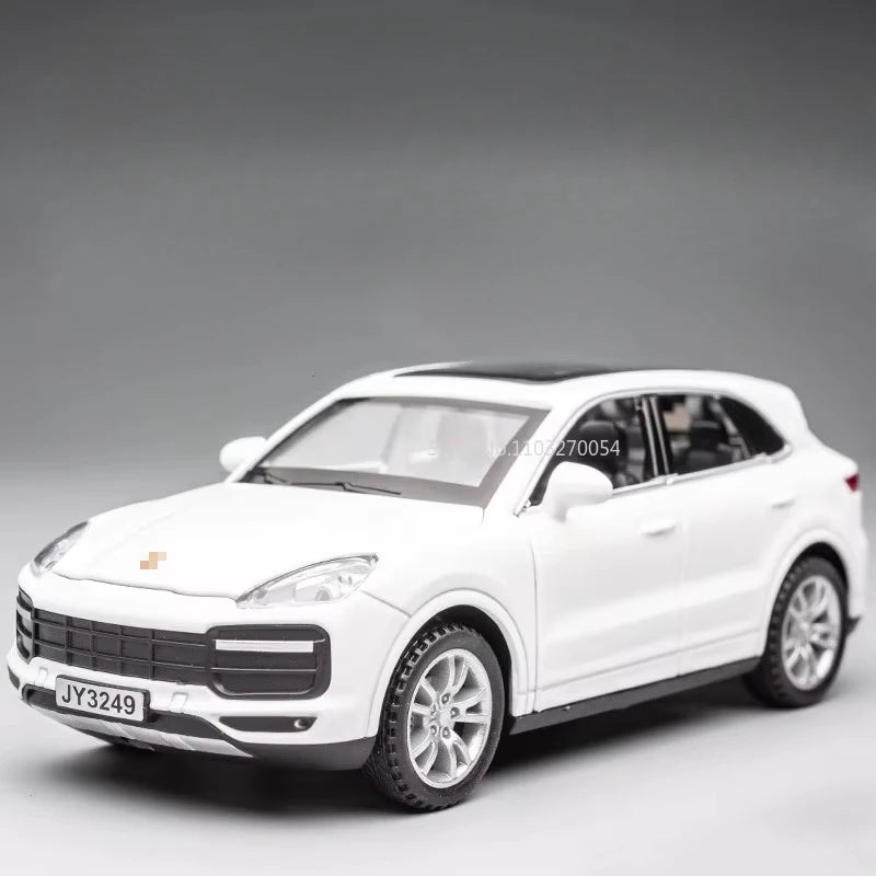1:32 911 Targa 4S Cayenne Diecasts Model Alloy Boys Toys Miniature Supercar 4 Door Opened Vehicle Collectibles for Kid Toy Gifts