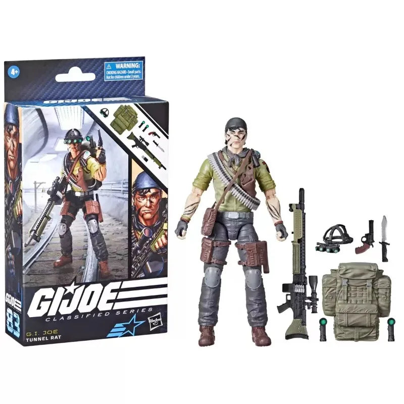 Original Hasbro G.I. Joe Classified Series 83 Tunnel Rat Anime Figures Toys Models Collection