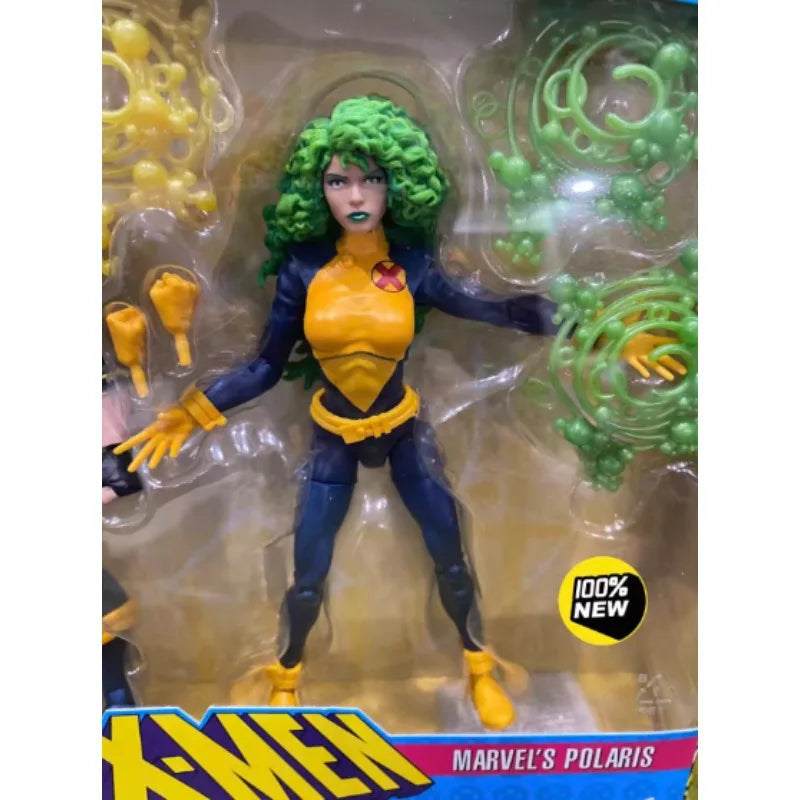 Original Hasbro Marvel Legends Series X-MAN HAVOK & POLARIS Anime Figure Toy Model Collection