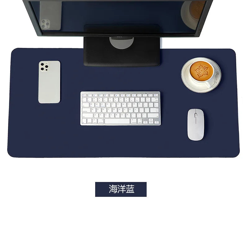 Large Mouse Pad Office Desk Pad Protector Non-Slip Waterproof Easy To Clean Desk Mat Computer Mat Gaming Mouse Pad