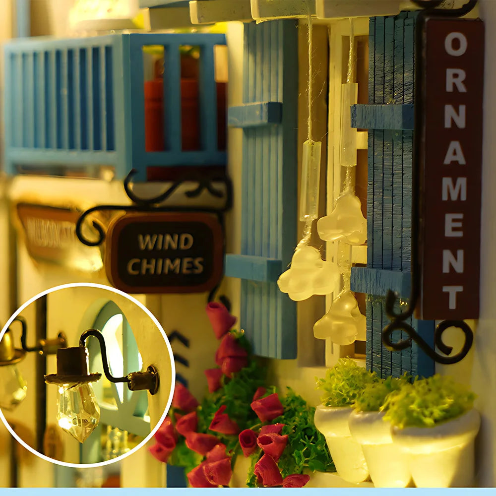 Handmake Interesting 3D Book Nook Kit Creative Wooden Puzzle Home Decoration Miniature Dollhouse Ideal Gift For Adult Kids
