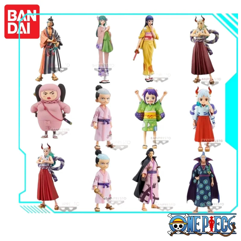 Special OfferIn Stock Original Bandai Banpresto One Piece DXF Wano Country Kozuki Momonosuke Yamato Kozuki Hiyori Kurozumi Tama