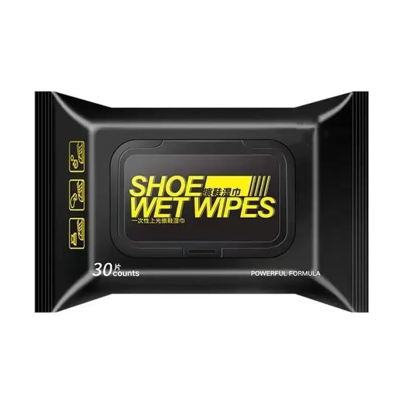 12/30/80pcs Disposable Shoe Wipes Portable Shoe Cleaner Travel Sneaker Wet Wipes