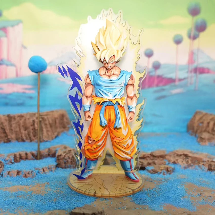 Anime Dragon Ball Son Goku Figure Super Saiyan Goku Action Figures 20cm Pvc Statue Collection Model Toys Gifts
