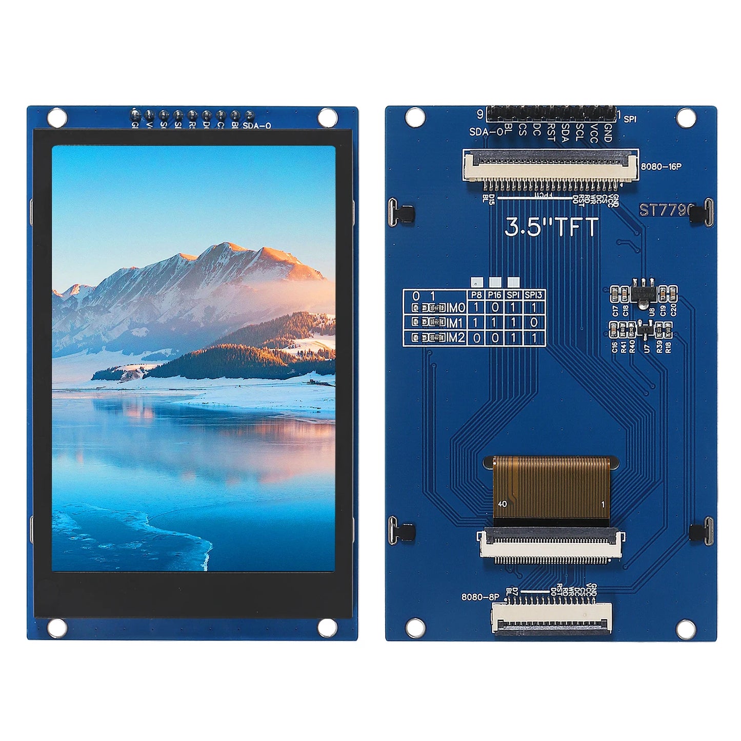 3.5 inch 480X320 TFT Touch Screen Module LCD Display Shield 480x320 Touch Screen TFT LCD SPI Display Panel for Arduino R3