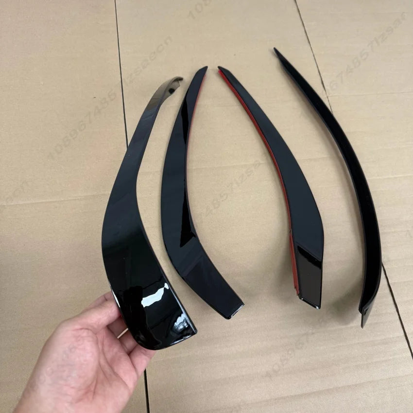 Front Bumper Air Vent Cover Trim Gloss Black For Mercedes Benz CLA Class C117 AMG Line 2013-2015 Intake Frame Spoiler Splitter