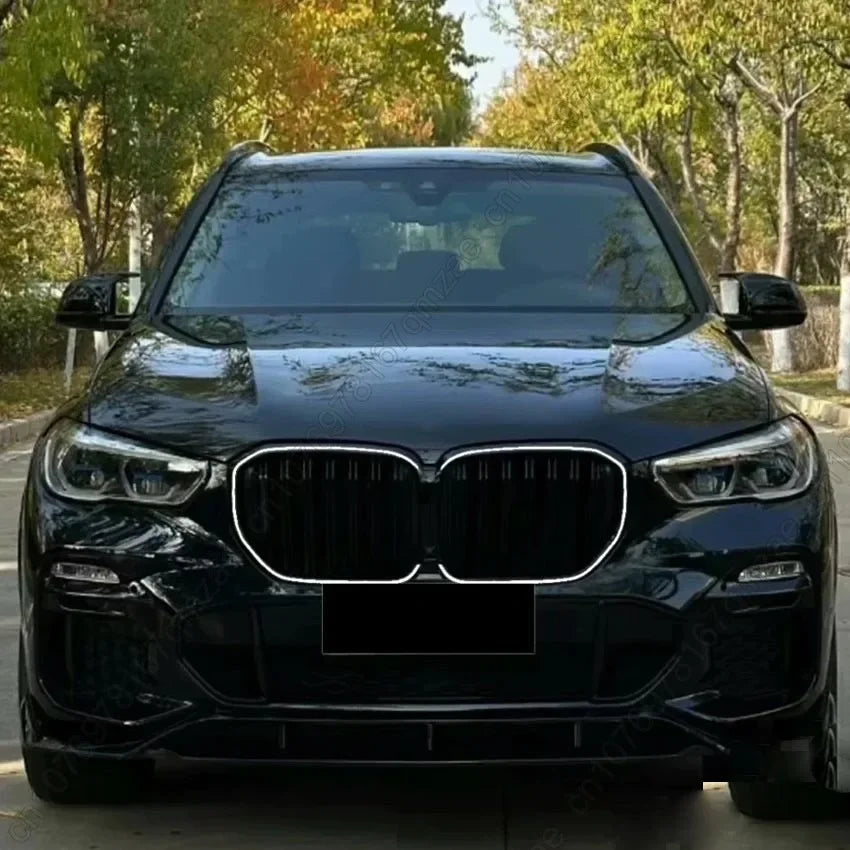 For BMW X5 G05 X5M X5 M F95 2019-2023 Car Front Kidney Grille Racing Grill With LED Light Black Upper Bumper Radiator Grid