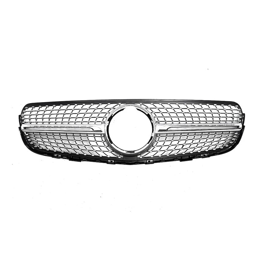 Car Front Hood Grille For Mercedes Benz GLC-Class X253 2015-2019 GLC250 GLC300 GLC350e GLC43 AMG GT Style  Racing Grill Body Kit