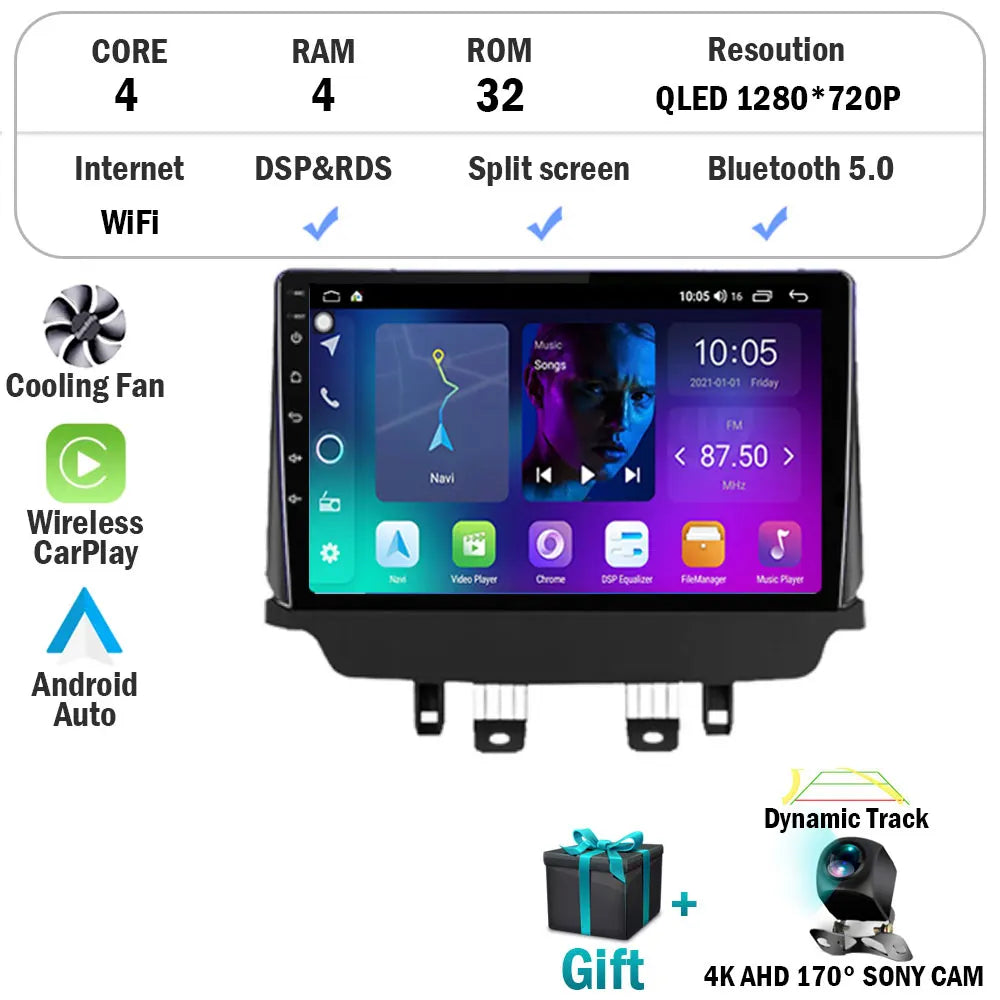 Android 16 Auto Radio For Mazda CX-3 CX3 Mazda 2 DK 2014 - 2021 Carplay Stereo Car Multimedia Player GPS Navigation 2din WIFI+4G