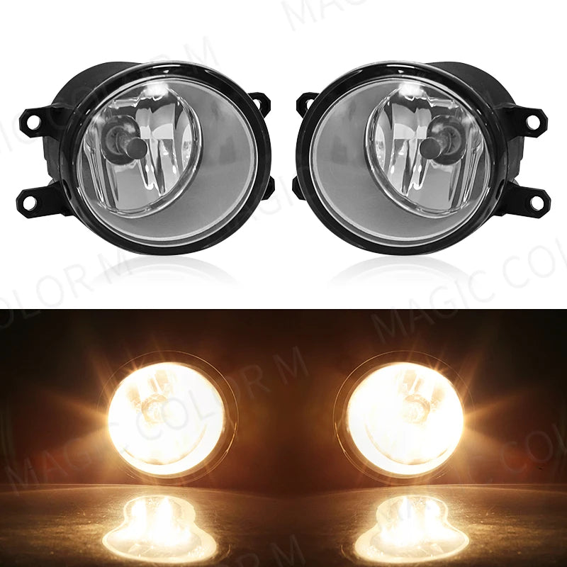 2PCS 3.5 Inch LED Fog Lamps For Toyota Corolla RAV4 Camry Yaris Prius CHR Hilux Lexus Car Headlight Daytime Running Lights 12V
